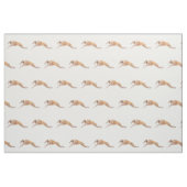 Tissu d'art de chien courant de lévrier (Fat Quarter)