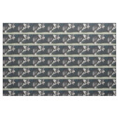 Tissu d'art de chien d'aquarelle de profil de (Fat Quarter)