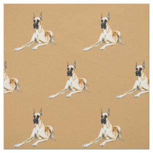 Tissu d'art de chien de great dane