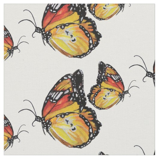 Tissu d'art de papillon d'été (Fermer)