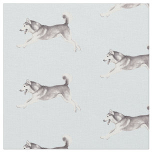Tissu d'art du chien malamué en Alaska