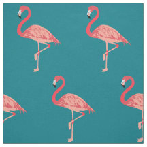 Tissu d'art Flamant rose rose