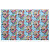 Tissu d'art populaire de Chihuahua coloré (Yard)