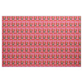Tissu d'art rétro de la Saint-Valentin - coton et (Yard)