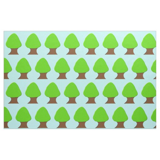 Tissu d'artisanat à motif d'arbre (Fat Quarter)