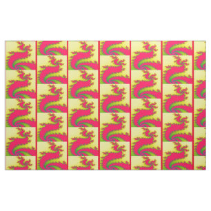 Tissu d'artisanat frigorifique du dragon de Nouvel