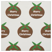 Tissu d'artisanat sur mesure du pouding de Noël (Échantillon)