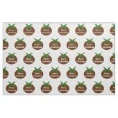 Tissu d'artisanat sur mesure du pouding de Noël (Fat Quarter)