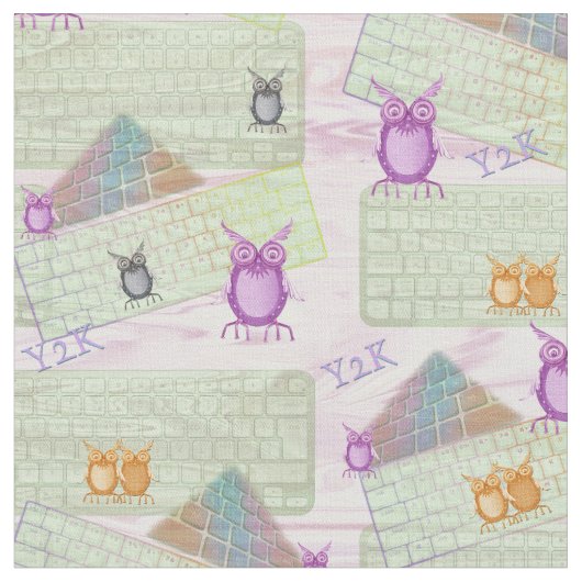 Tissu Date de l'ordinateur Y2K 2000 (Fermer)