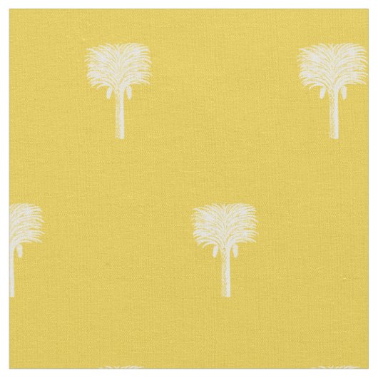 Tissu Date tropicale moderne Jaune de palme (Fermer)