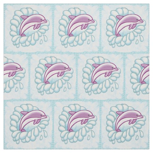 Tissu Dauphin Splash (Échantillon)