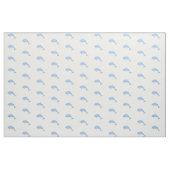 Tissu Dauphins bleu-clair vintages (Fat Quarter)