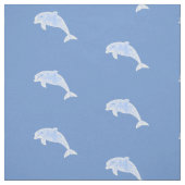 Tissu Dauphins d'effet âgés par bleu (Échantillon)