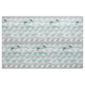 Tissu dauphins et vagues (Fat Quarter)