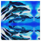 Tissu Dauphins fous (Fermer)