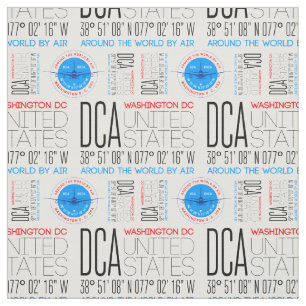 Tissu DCA, Washington DC Travel The World Par Motif aéri
