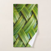 Tissu de bambou vert frais (Serviette à main)