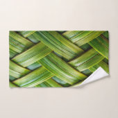 Tissu de bambou vert frais (Serviette à main)