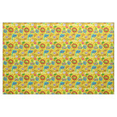 Tissu de bande dessinée jaune (Fat Quarter)