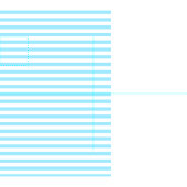 Tissu de bande turquoise (Carreau)