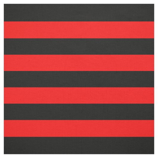 Tissu de bandes rouge/noir (Échantillon)