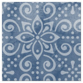 Tissu de batik de marine (Fermer)