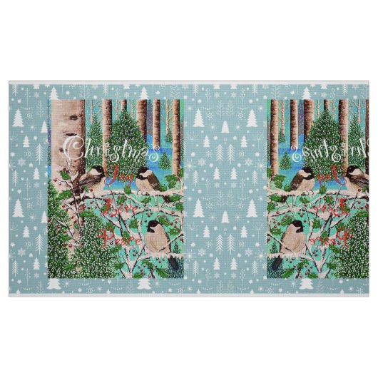 Tissu de bavardage de Noël 2 (Fat Quarter)