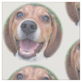 Tissu de beagle de visage à hurler environ (Fermer)
