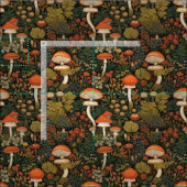 Tissu De Beaux Champignons (Carreau)