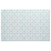 Tissu de blanc de vert bleu d'Ancre (Fat Quarter)