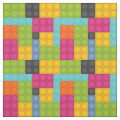tissu de blocs de construction rose (Échantillon)