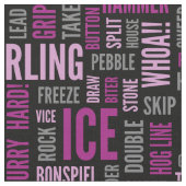 Tissu de bordage de masselotte - sangria pourpre (Fermer)