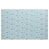 Tissu de bordage de masselotte - vert et bleu (Yard)