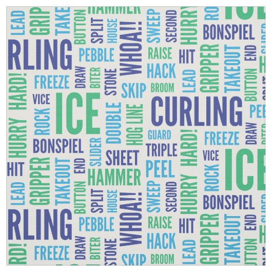 Tissu de bordage de masselotte - vert et bleu (Échantillon)