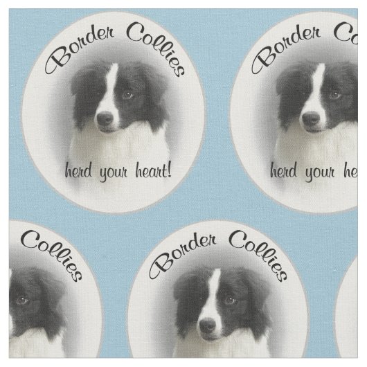 Tissu de border collie (Fermer)