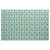 Tissu de Boston Terrier Cactus (Fat Quarter)