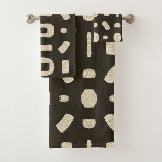 Tissu de boue Kuba africain (En situation)