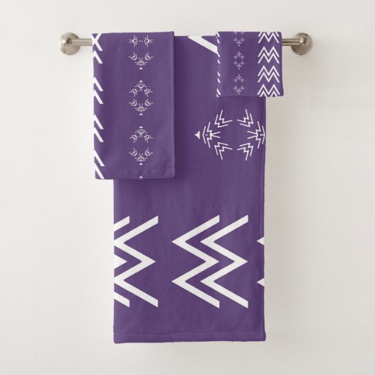 Tissu de boue minimaliste pourpre (En situation)