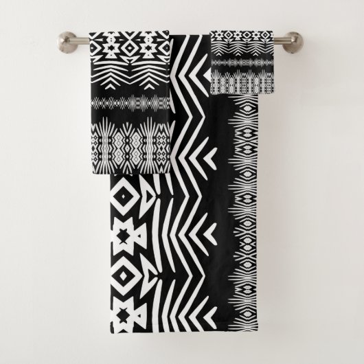 Tissu de boue noir et blanc  (En situation)