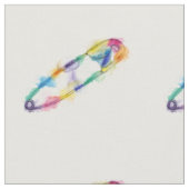 Tissu de broche de sécurité arc-en-ciel (Fermer)