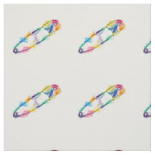 Tissu de broche de sécurité arc-en-ciel