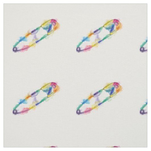 Tissu de broche de sécurité arc-en-ciel (Échantillon)
