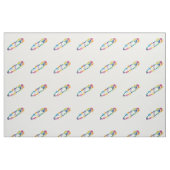 Tissu de broche de sécurité arc-en-ciel (Fat Quarter)