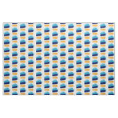 Tissu de brosse bleu de la côte par Margaret Juul (Yard)