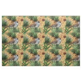 Tissu de Bruant à couronne blanche (Fat Quarter)