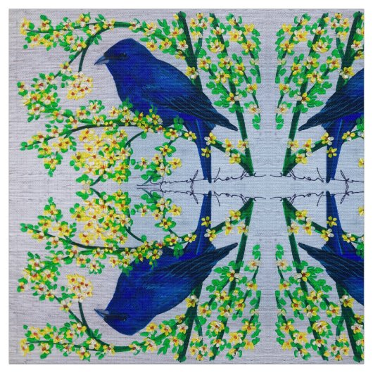 Tissu de Bunting Indigo (Échantillon)