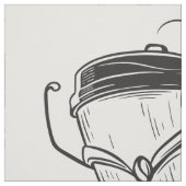 Tissu de café Superhero (Échantillon)