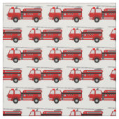 Tissu de camion de pompiers rouges (Échantillon)
