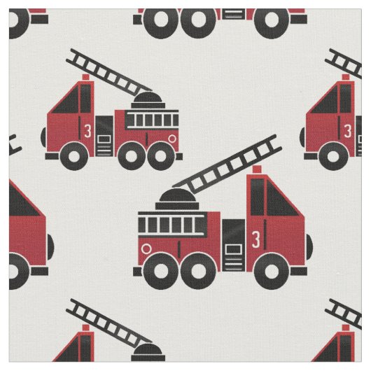 Tissu de camions de pompiers (Fermer)