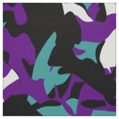 Tissu de camo vert Turquoise pourpre (Échantillon)